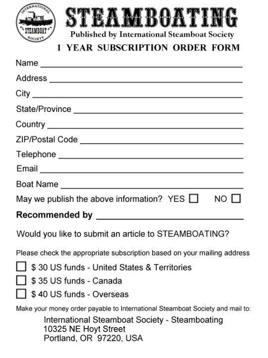 Postal Order Form